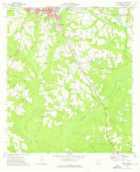 Cairo South 1974 topographic map thumbnail
