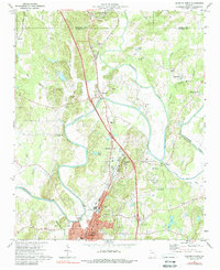 Calhoun North 1972 topographic map thumbnail