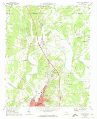 Calhoun North 1972 topographic map thumbnail