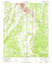 Calhoun South 1972 topographic map thumbnail