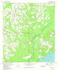 Calvary 1982 topographic map thumbnail