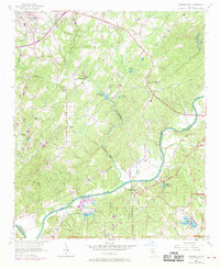 Campbellton 1954 topographic map thumbnail