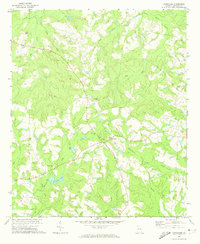 Canoochee 1971 topographic map thumbnail