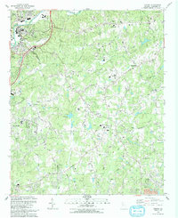 Canton 1992 topographic map thumbnail
