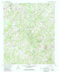Carnesville 1959 topographic map thumbnail