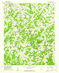 Carnesville 1959 topographic map thumbnail