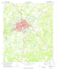 Carrollton 1973 topographic map thumbnail