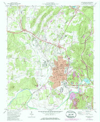 Cartersville 1972 topographic map thumbnail