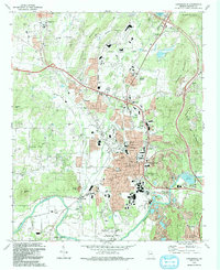 Cartersville 1992 topographic map thumbnail