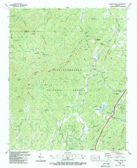 Cashes Valley 1988 topographic map thumbnail