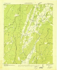 Cedar Grove 1936 topographic map thumbnail