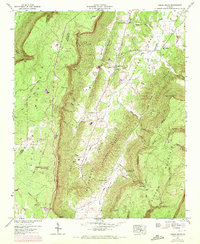 Cedar Grove 1946 topographic map thumbnail