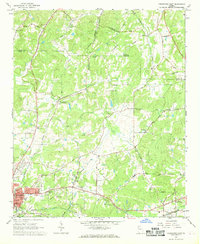 Cedartown East 1967 topographic map thumbnail