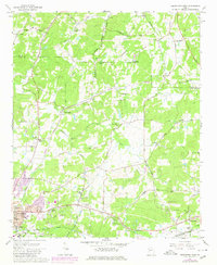Cedartown East 1967 topographic map thumbnail