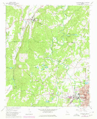Cedartown West 1967 topographic map thumbnail