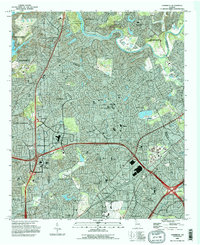 Chamblee 1993 topographic map thumbnail