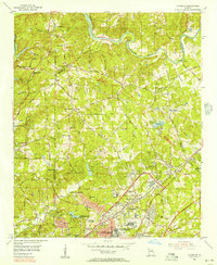 Chamblee 1954 topographic map thumbnail