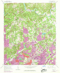 Chamblee 1954 topographic map thumbnail