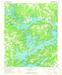 Chestatee 1964 topographic map thumbnail