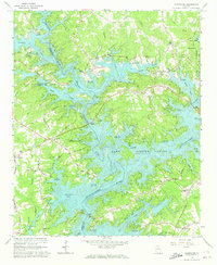 Chestatee 1964 topographic map thumbnail