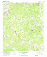 Chestnut Mountain 1964 topographic map thumbnail