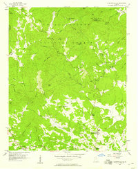 Clarkesville NE 1957 topographic map thumbnail