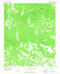Clarkesville NE 1957 topographic map thumbnail