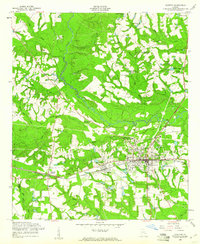 Claxton 1958 topographic map thumbnail