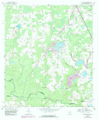 Clyattville 1956 topographic map thumbnail