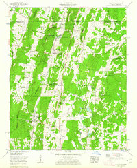 Cohutta 1960 topographic map thumbnail