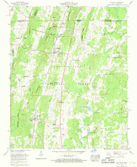 Cohutta 1960 topographic map thumbnail