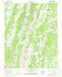 Cohutta 1960 topographic map thumbnail
