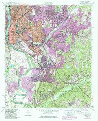 Columbus 1955 topographic map thumbnail