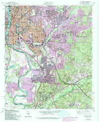 Columbus 1955 topographic map thumbnail