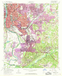 Columbus 1955 topographic map thumbnail