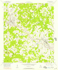Conyers 1956 topographic map preview