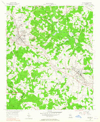 Conyers 1956 topographic map preview