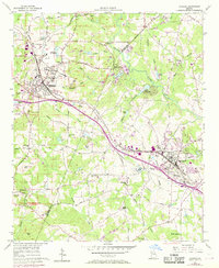 Conyers 1956 topographic map preview