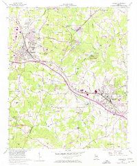 Conyers 1956 topographic map preview