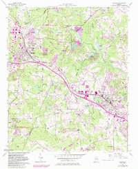Conyers 1956 topographic map preview