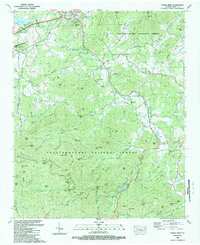 Coosa Bald 1988 topographic map thumbnail