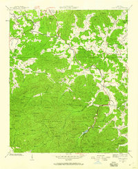 Coosa Bald 1938 topographic map thumbnail