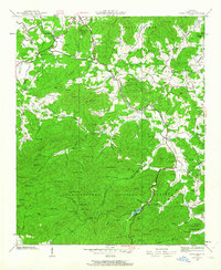 Coosa Bald 1938 topographic map thumbnail