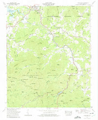 Coosa Bald 1965 topographic map thumbnail