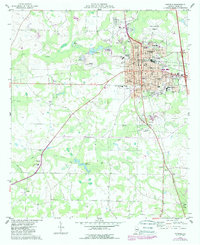 Cordele 1974 topographic map thumbnail