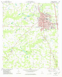 Cordele 1977 topographic map thumbnail
