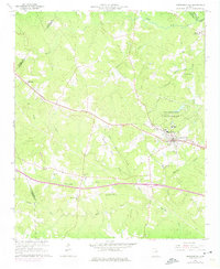 Crawfordville 1966 topographic map thumbnail