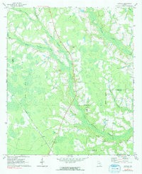 Crawley 1971 topographic map thumbnail