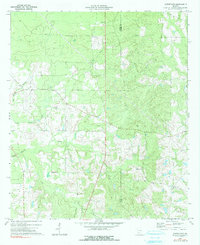 Cuffietown 1972 topographic map thumbnail