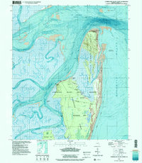 Cumberland Island North 1998 topographic map thumbnail